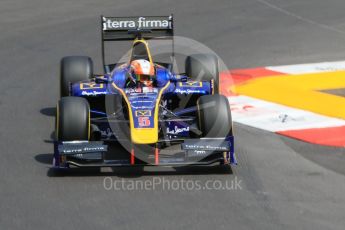 World © Octane Photographic Ltd. DAMS - GP2/11 – Alex Lynn. Thursday 26th May 2016, GP2 Practice, Monaco, Monte Carlo. Digital Ref : 1558CB7D0920