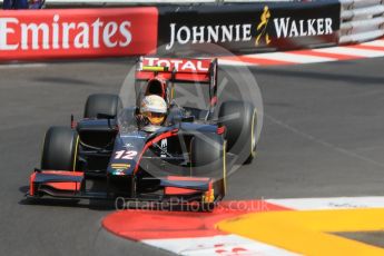 World © Octane Photographic Ltd. Rapax - GP2/11 – Arthur Pic. Thursday 26th May 2016, GP2 Practice, Monaco, Monte Carlo. Digital Ref : 1558CB7D0935