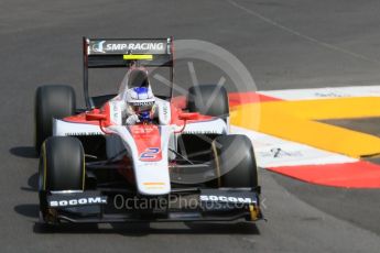 World © Octane Photographic Ltd. ART Grand Prix - GP2/11 – Sergey Sirotkin. Thursday 26th May 2016, GP2 Practice, Monaco, Monte Carlo. Digital Ref : 1558CB7D0943