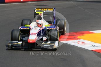 World © Octane Photographic Ltd. Trident - GP2/11 – Luca Ghiotto. Thursday 26th May 2016, GP2 Practice, Monaco, Monte Carlo. Digital Ref : 1558CB7D0961