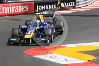 World © Octane Photographic Ltd. DAMS - GP2/11 – Nicholas Latifi. Thursday 26th May 2016, GP2 Practice, Monaco, Monte Carlo. Digital Ref : 1558CB7D0983