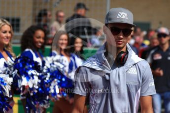 World © Octane Photographic Ltd. Manor Racing MRT05 - Pascal Wehrlein. Sunday 23rd October 2016, F1 USA Grand Prix Drivers’ Parade, Austin, Texas – Circuit of the Americas (COTA). Digital Ref :1748LB1D3255