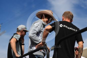 World © Octane Photographic Ltd. Manor Racing MRT05 – Esteban Ocon. Sunday 23rd October 2016, F1 USA Grand Prix Drivers’ Parade, Austin, Texas – Circuit of the Americas (COTA). Digital Ref :1748LB1D3354