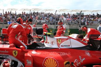 World © Octane Photographic Ltd. Scuderia Ferrari SF16-H – Kimi Raikkonen. Sunday 23rd October 2016, F1 USA Grand Prix Grid, Austin, Texas – Circuit of the Americas (COTA). Digital Ref :1748LB2D5873