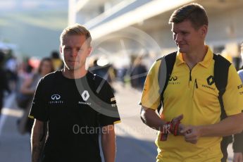 World © Octane Photographic Ltd. Renault Sport F1 Team RS16 - Kevin Magnussen. Friday 21st October 2016, F1 USA Grand Prix Paddock, Austin, Texas – Circuit of the Americas (COTA). Digital Ref : 1741LB2D4779