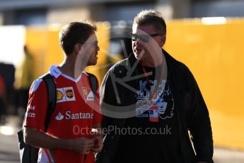 World © Octane Photographic Ltd. Scuderia Ferrari SF16-H – Sebastian Vettel. Friday 21st October 2016, F1 USA Grand Prix Paddock, Austin, Texas – Circuit of the Americas (COTA). Digital Ref : 1741LB2D4781