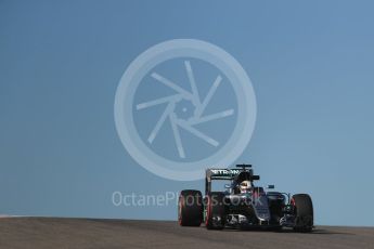 World © Octane Photographic Ltd. Mercedes AMG Petronas W07 Hybrid – Lewis Hamilton. Friday 21st October 2016, F1 USA Grand Prix Practice 1, Austin, Texas – Circuit of the Americas (COTA). Digital Ref :1742LB1D0041