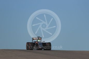 World © Octane Photographic Ltd. Sahara Force India VJM09 - Nico Hulkenberg. Friday 21st October 2016, F1 USA Grand Prix Practice 1, Austin, Texas – Circuit of the Americas (COTA). Digital Ref :1742LB1D0110