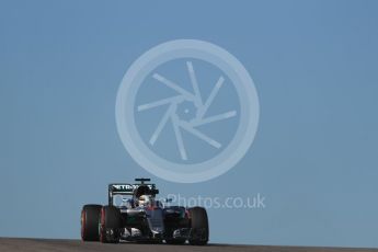 World © Octane Photographic Ltd. Mercedes AMG Petronas W07 Hybrid – Lewis Hamilton. Friday 21st October 2016, F1 USA Grand Prix Practice 1, Austin, Texas – Circuit of the Americas (COTA). Digital Ref :1742LB1D0150