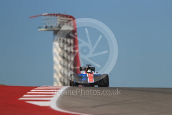 World © Octane Photographic Ltd. Manor Racing MRT05 Development Driver – Jordan King. Friday 21st October 2016, F1 USA Grand Prix Practice 1, Austin, Texas – Circuit of the Americas (COTA). Digital Ref :1742LB1D0404