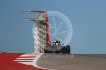 World © Octane Photographic Ltd. Sahara Force India VJM09 Development Driver – Alfonso Celis. Friday 21st October 2016, F1 USA Grand Prix Practice 1, Austin, Texas – Circuit of the Americas (COTA). Digital Ref :1742LB1D0434