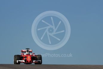 World © Octane Photographic Ltd. Scuderia Ferrari SF16-H – Sebastian Vettel. Friday 21st October 2016, F1 USA Grand Prix Practice 1, Austin, Texas – Circuit of the Americas (COTA). Digital Ref :1742LB1D0442