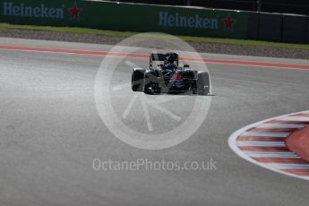 World © Octane Photographic Ltd. McLaren Honda MP4-31 – Jenson Button. Friday 21st October 2016, F1 USA Grand Prix Practice 1, Austin, Texas – Circuit of the Americas (COTA). Digital Ref :1742LB1D0460