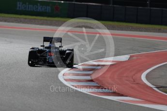 World © Octane Photographic Ltd. McLaren Honda MP4-31 – Fernando Alonso. Friday 21st October 2016, F1 USA Grand Prix Practice 1, Austin, Texas – Circuit of the Americas (COTA). Digital Ref :1742LB1D0546