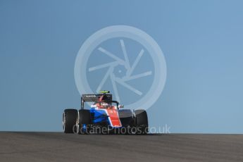 World © Octane Photographic Ltd. Manor Racing MRT05 – Esteban Ocon. Friday 21st October 2016, F1 USA Grand Prix Practice 1, Austin, Texas – Circuit of the Americas (COTA). Digital Ref :1742LB1D9631