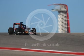 World © Octane Photographic Ltd. Scuderia Toro Rosso STR11 – Daniil Kvyat. Friday 21st October 2016, F1 USA Grand Prix Practice 1, Austin, Texas – Circuit of the Americas (COTA). Digital Ref :1742LB1D9650