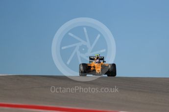 World © Octane Photographic Ltd. Renault Sport F1 Team RS16 – Jolyon Palmer. Friday 21st October 2016, F1 USA Grand Prix Practice 1, Austin, Texas – Circuit of the Americas (COTA). Digital Ref :1742LB1D9814