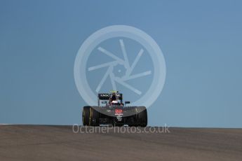 World © Octane Photographic Ltd. McLaren Honda MP4-31 – Jenson Button. Friday 21st October 2016, F1 USA Grand Prix Practice 1, Austin, Texas – Circuit of the Americas (COTA). Digital Ref :1742LB1D9928