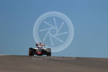 World © Octane Photographic Ltd. Haas F1 Team VF-16 – Romain Grosjean. Friday 21st October 2016, F1 USA Grand Prix Practice 1, Austin, Texas – Circuit of the Americas (COTA). Digital Ref :1742LB1D9981