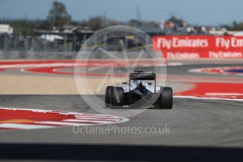 World © Octane Photographic Ltd. Haas F1 Team VF-16 – Romain Grosjean. Friday 21st October 2016, F1 USA Grand Prix Practice 2, Austin, Texas – Circuit of the Americas (COTA). Digital Ref :1743LB1D0594