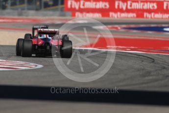 World © Octane Photographic Ltd. Scuderia Ferrari SF16-H – Sebastian Vettel. Friday 21st October 2016, F1 USA Grand Prix Practice 2, Austin, Texas – Circuit of the Americas (COTA). Digital Ref :1743LB1D0620