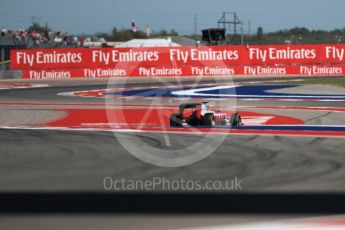 World © Octane Photographic Ltd. Haas F1 Team VF-16 – Romain Grosjean. Friday 21st October 2016, F1 USA Grand Prix Practice 2, Austin, Texas – Circuit of the Americas (COTA). Digital Ref :1743LB1D0640