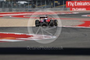 World © Octane Photographic Ltd. Scuderia Ferrari SF16-H – Sebastian Vettel. Friday 21st October 2016, F1 USA Grand Prix Practice 2, Austin, Texas – Circuit of the Americas (COTA). Digital Ref :1743LB1D0657