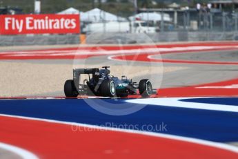 World © Octane Photographic Ltd. Mercedes AMG Petronas W07 Hybrid – Lewis Hamilton. Friday 21st October 2016, F1 USA Grand Prix Practice 2, Austin, Texas – Circuit of the Americas (COTA). Digital Ref :1743LB1D0714