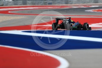 World © Octane Photographic Ltd. Sahara Force India VJM09 - Sergio Perez. Friday 21st October 2016, F1 USA Grand Prix Practice 2, Austin, Texas – Circuit of the Americas (COTA). Digital Ref :1743LB1D0751