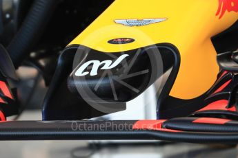 World © Octane Photographic Ltd. Red Bull Racing RB12 nose. Saturday 22nd October 2016, F1 USA Grand Prix Practice 3, Austin, Texas – Circuit of the Americas (COTA). Digital Ref :1745LB1D1583