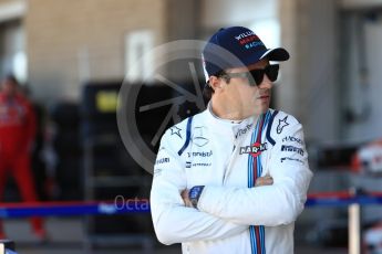 World © Octane Photographic Ltd. Williams Martini Racing, Williams Mercedes FW38 – Felipe Massa. Saturday 22nd October 2016, F1 USA Grand Prix Practice 3, Austin, Texas – Circuit of the Americas (COTA). Digital Ref :1745LB1D1754