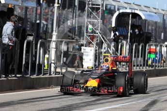 World © Octane Photographic Ltd. Red Bull Racing RB12 – Max Verstappen. Saturday 22nd October 2016, F1 USA Grand Prix Practice 3, Austin, Texas – Circuit of the Americas (COTA). Digital Ref :1745LB1D2201