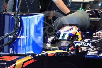 World © Octane Photographic Ltd. Scuderia Toro Rosso STR11 – Daniil Kvyat. Saturday 22nd October 2016, F1 USA Grand Prix Practice 3, Austin, Texas – Circuit of the Americas (COTA). Digital Ref :1745LB1D2611