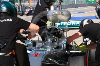World © Octane Photographic Ltd. Mercedes AMG Petronas W07 Hybrid – Nico Rosberg. Saturday 22nd October 2016, F1 USA Grand Prix Practice 3, Austin, Texas – Circuit of the Americas (COTA). Digital Ref :1745LB1D2676