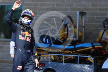 World © Octane Photographic Ltd. Red Bull Racing RB12 – Daniel Ricciardo. Saturday 22nd October 2016, F1 USA Grand Prix Qualifying, Austin, Texas – Circuit of the Americas (COTA). Digital Ref :1747LB1D2892