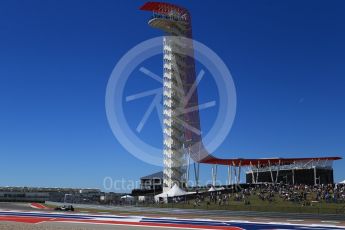 World © Octane Photographic Ltd. Sahara Force India VJM09 - Sergio Perez. Saturday 22nd October 2016, F1 USA Grand Prix Qualifying, Austin, Texas – Circuit of the Americas (COTA). Digital Ref :1747LB2D5370