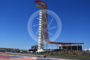 World © Octane Photographic Ltd. Haas F1 Team VF-16 - Esteban Gutierrez. Saturday 22nd October 2016, F1 USA Grand Prix Qualifying, Austin, Texas – Circuit of the Americas (COTA). Digital Ref :1747LB2D5413