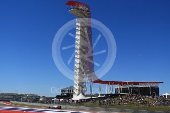 World © Octane Photographic Ltd. Haas F1 Team VF-16 - Esteban Gutierrez. Saturday 22nd October 2016, F1 USA Grand Prix Qualifying, Austin, Texas – Circuit of the Americas (COTA). Digital Ref :1747LB2D5420