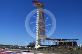 World © Octane Photographic Ltd. Haas F1 Team VF-16 - Esteban Gutierrez. Saturday 22nd October 2016, F1 USA Grand Prix Qualifying, Austin, Texas – Circuit of the Americas (COTA). Digital Ref :1747LB2D5420