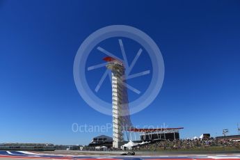 World © Octane Photographic Ltd. Sahara Force India VJM09 - Nico Hulkenberg. Saturday 22nd October 2016, F1 USA Grand Prix Qualifying, Austin, Texas – Circuit of the Americas (COTA). Digital Ref :1747LB2D5471