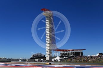 World © Octane Photographic Ltd. Renault Sport F1 Team RS16 - Kevin Magnussen. Saturday 22nd October 2016, F1 USA Grand Prix Qualifying, Austin, Texas – Circuit of the Americas (COTA). Digital Ref :1747LB2D5505