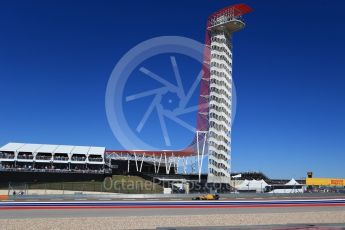 World © Octane Photographic Ltd. Renault Sport F1 Team RS16 – Jolyon Palmer. Saturday 22nd October 2016, F1 USA Grand Prix Qualifying, Austin, Texas – Circuit of the Americas (COTA). Digital Ref :1747LB2D5659