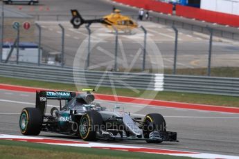World © Octane Photographic Ltd. Mercedes AMG Petronas W07 Hybrid – Nico Rosberg. Sunday 23rd October 2016, F1 USA Grand Prix Race, Austin, Texas – Circuit of the Americas (COTA). Digital Ref :1749LB1D3865