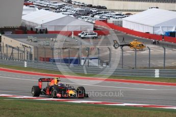 World © Octane Photographic Ltd. Red Bull Racing RB12 – Max Verstappen. Sunday 23rd October 2016, F1 USA Grand Prix Race, Austin, Texas – Circuit of the Americas (COTA). Digital Ref :1749LB1D3873