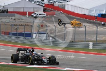 World © Octane Photographic Ltd. McLaren Honda MP4-31 – Fernando Alonso. Sunday 23rd October 2016, F1 USA Grand Prix Race, Austin, Texas – Circuit of the Americas (COTA). Digital Ref :1749LB1D3909