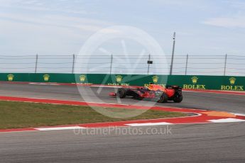 World © Octane Photographic Ltd. Red Bull Racing RB12 – Max Verstappen. Sunday 23rd October 2016, F1 USA Grand Prix Race, Austin, Texas – Circuit of the Americas (COTA). Digital Ref : 1749LB1D3986