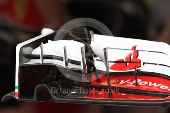 World © Octane Photographic Ltd. Scuderia Ferrari SF16-H front wing. Thursday 20th October 2016, F1 USA Grand Prix, Austin, Texas – Circuit of the Americas (COTA). Digital Ref :