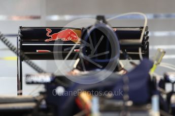 World © Octane Photographic Ltd. Scuderia Toro Rosso STR11 rear wing. Thursday 20th October 2016, F1 USA Grand Prix, Austin, Texas – Circuit of the Americas (COTA). Digital Ref :