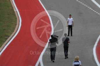 World © Octane Photographic Ltd. McLaren Honda MP4-31 Reserve Driver – Stoffel Vandoorne. Thursday 20th October 2016, F1 USA Grand Prix, Austin, Texas – Circuit of the Americas (COTA). Digital Ref :