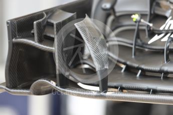 World © Octane Photographic Ltd. Williams Martini Racing, Williams Mercedes FW38 front wing. Thursday 20th October 2016, F1 USA Grand Prix, Austin, Texas – Circuit of the Americas (COTA). Digital Ref :1740LB1D9617